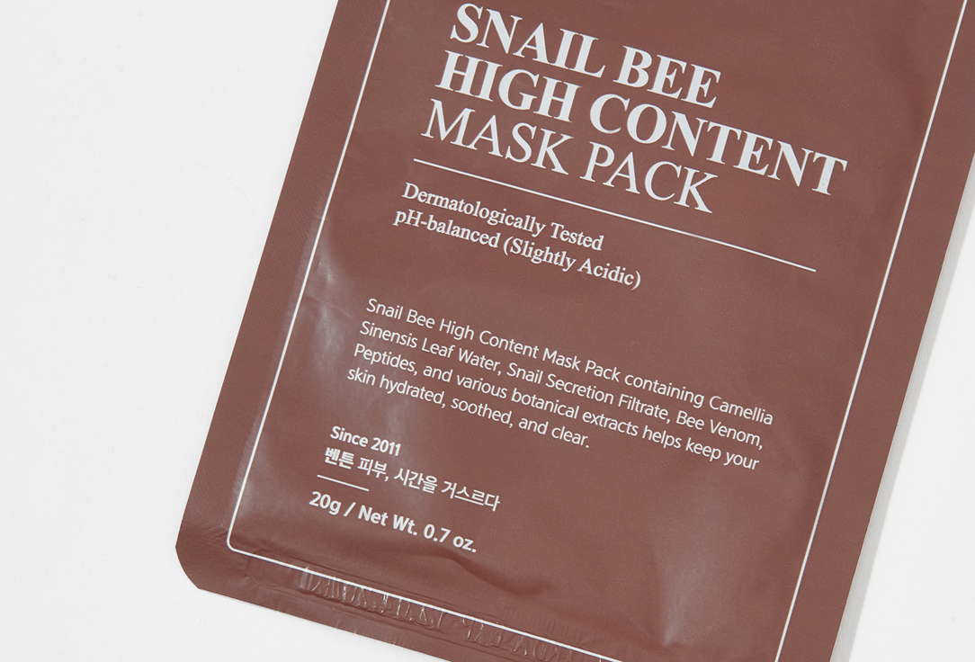 Benton Face sheet mask Snail bee high content 1 pcs Benton Face sheet mask Snail bee high content