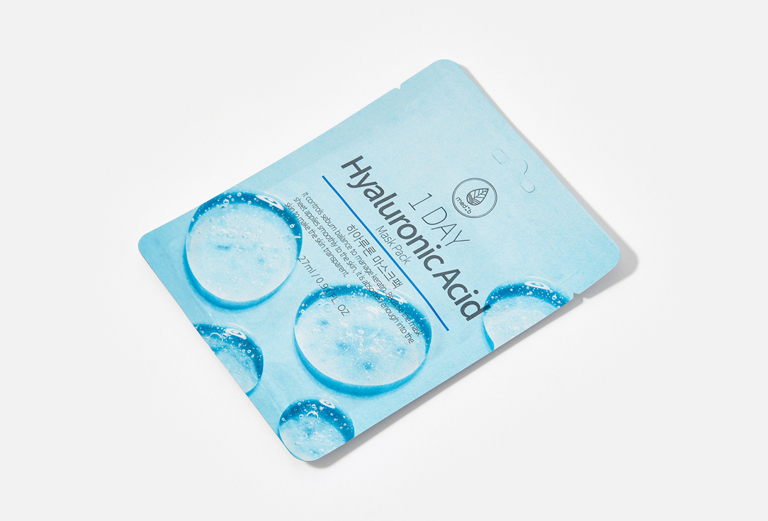 MEDB Тканевая маска для лица 1 DAY Hyaluronic Acid Mask Pack 1 шт MEDB Тканевая маска для лица 1 DAY Hyaluronic Acid Mask Pack