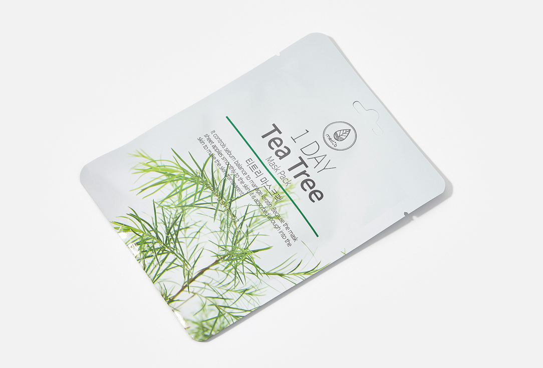 MEDB Face sheet mask 1 Day Tea Tree 1 pcs MEDB Face sheet mask 1 Day Tea Tree