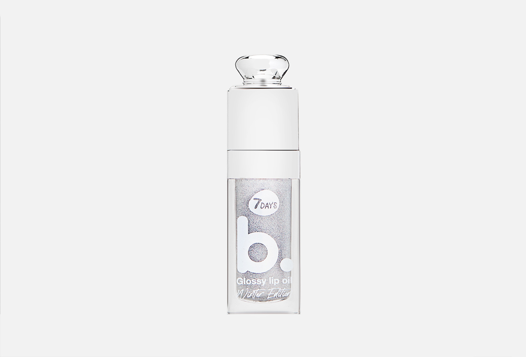 7DAYS Smoothing Glossy lip oil b.colour Winter Edition 02, Holo baby 9 g 7DAYS Smoothing Glossy lip oil b.colour Winter Edition