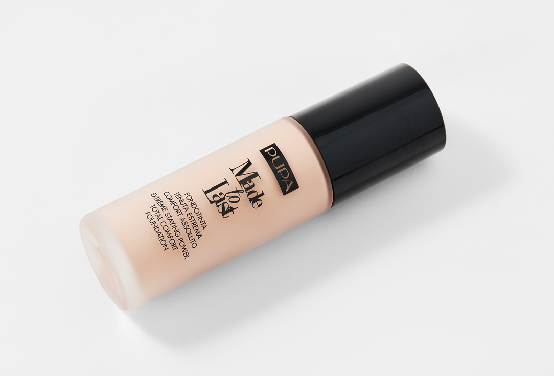 Pupa Long-Lasting Matte Foundation MADE TO LAST 010, Porcelain 30 ml Pupa Long-Lasting Matte Foundation MADE TO LAST