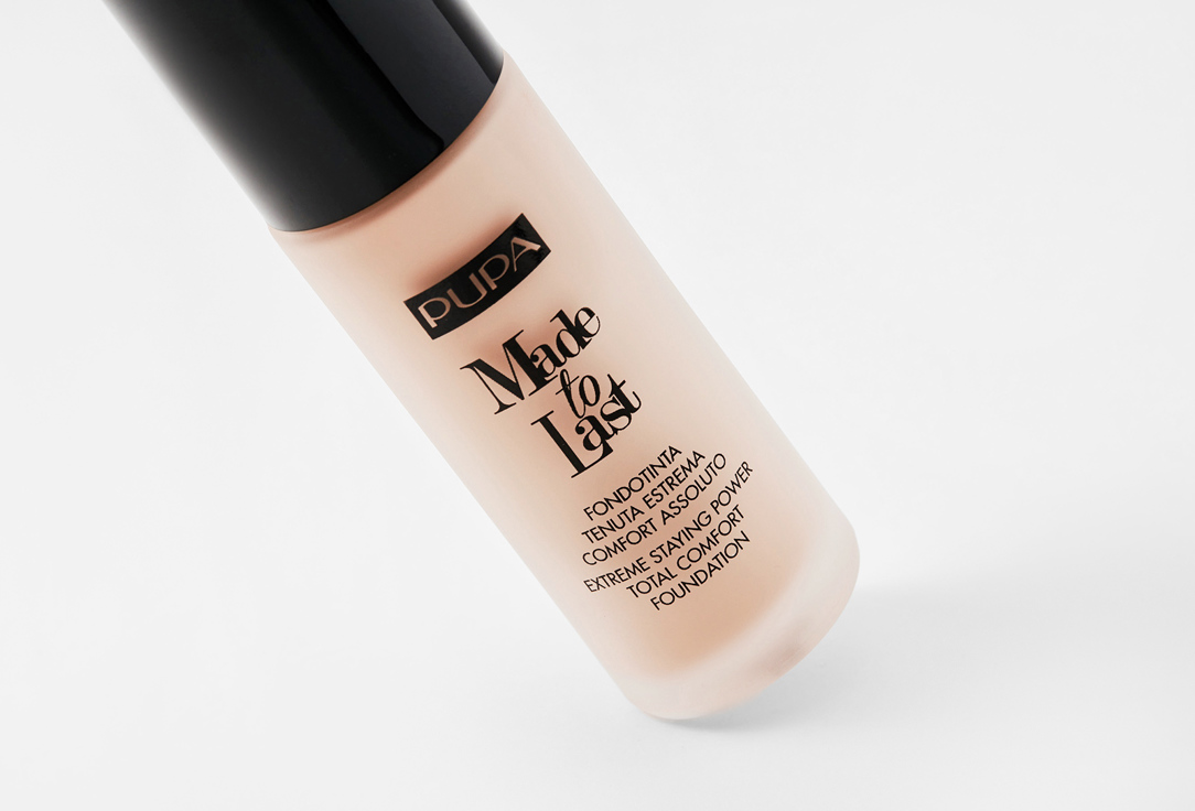 Pupa Long-Lasting Matte Foundation MADE TO LAST 010, Porcelain 30 ml Pupa Long-Lasting Matte Foundation MADE TO LAST