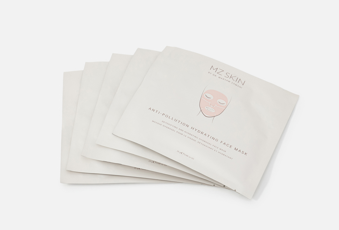 MZ SKIN Face sheet mask Anti-Pollution 5 pcs MZ SKIN Face sheet mask Anti-Pollution