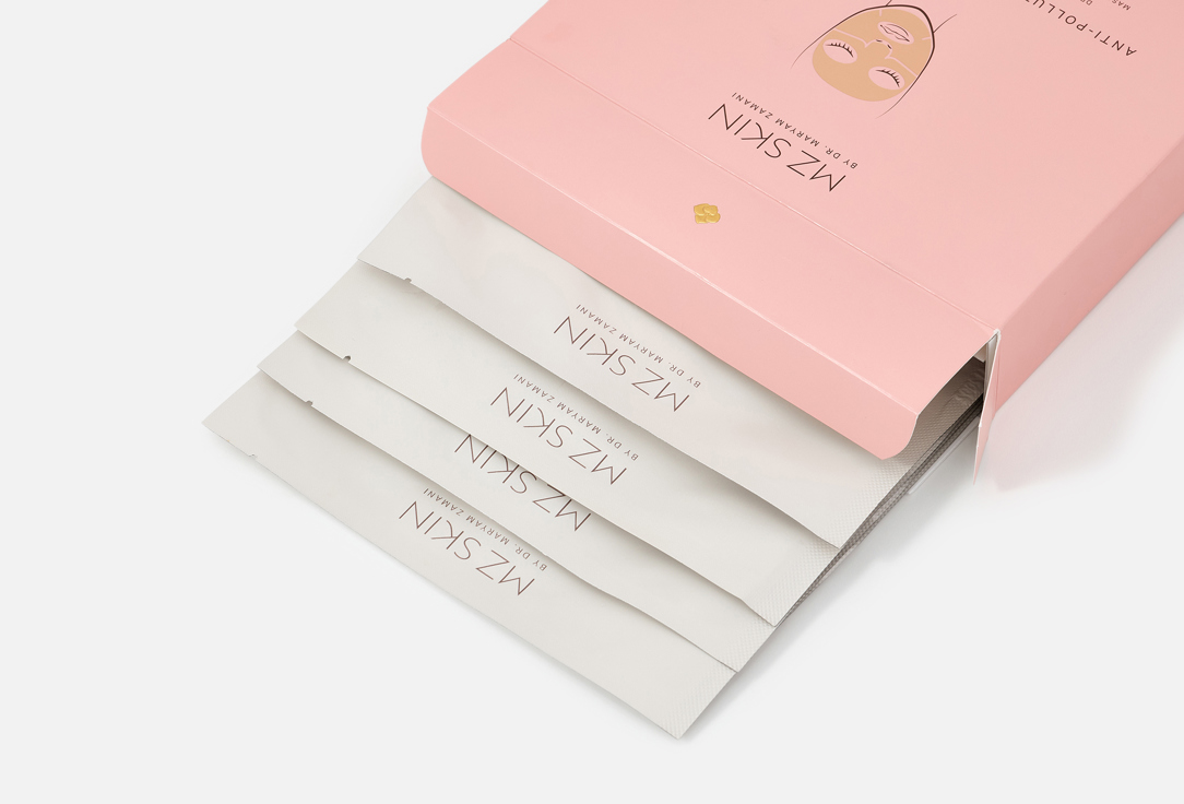MZ SKIN Face sheet mask Anti-Pollution 5 pcs MZ SKIN Face sheet mask Anti-Pollution