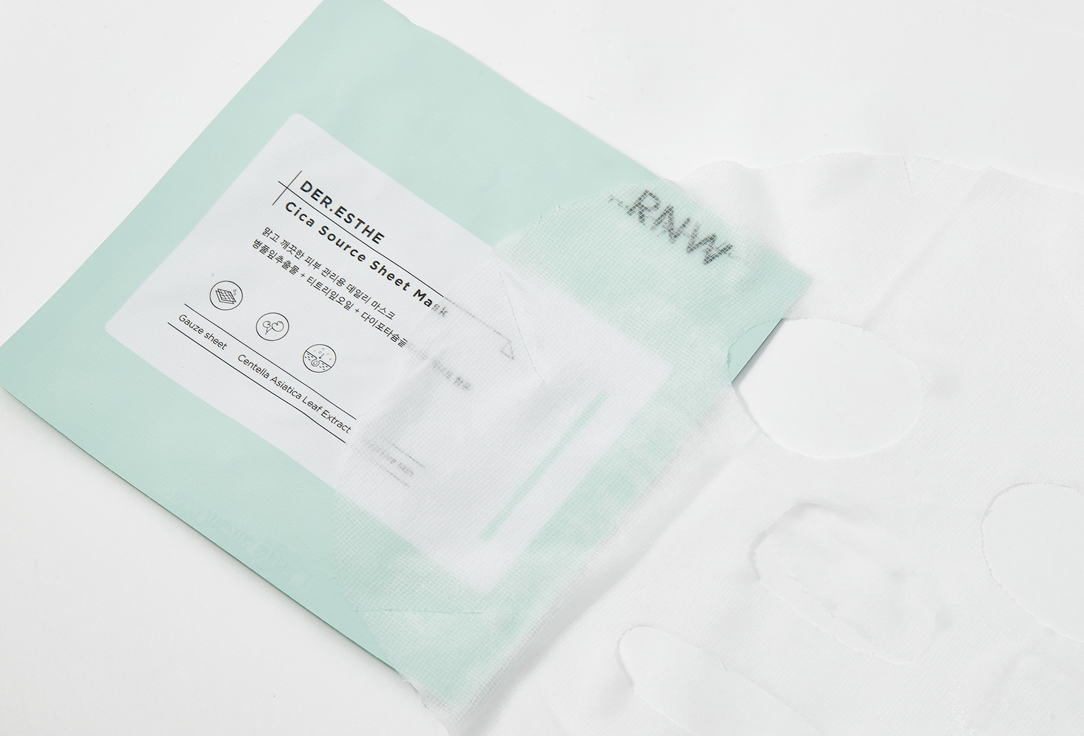 RNW Face sheet mask Cica source 1 pcs RNW Face sheet mask Cica source