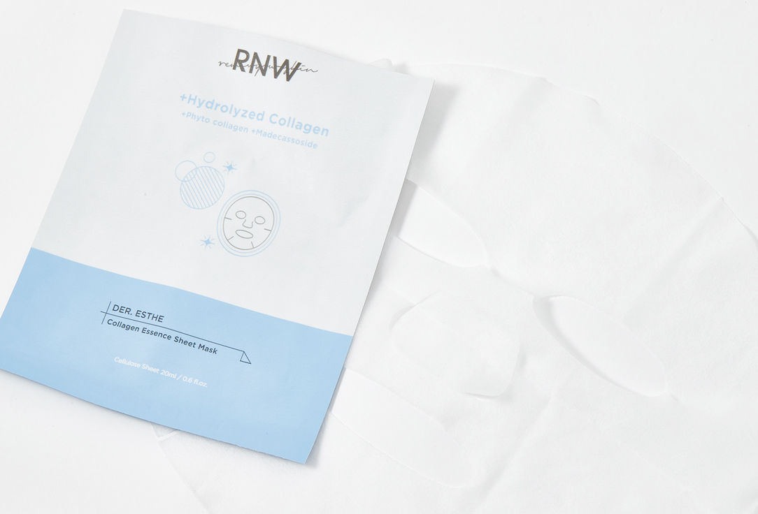 RNW Набор тканевых масок для лица DER. ESTHE Сollagen Essence Sheet Mask