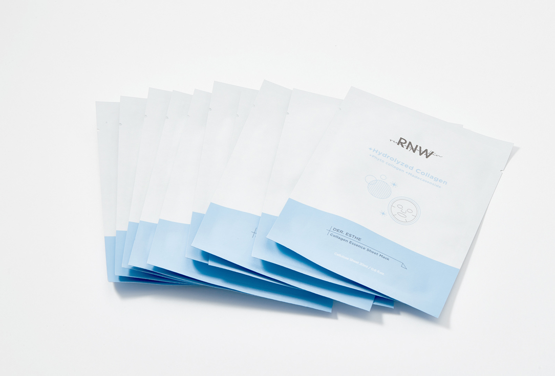 RNW Набор тканевых масок для лица DER. ESTHE Сollagen Essence Sheet Mask