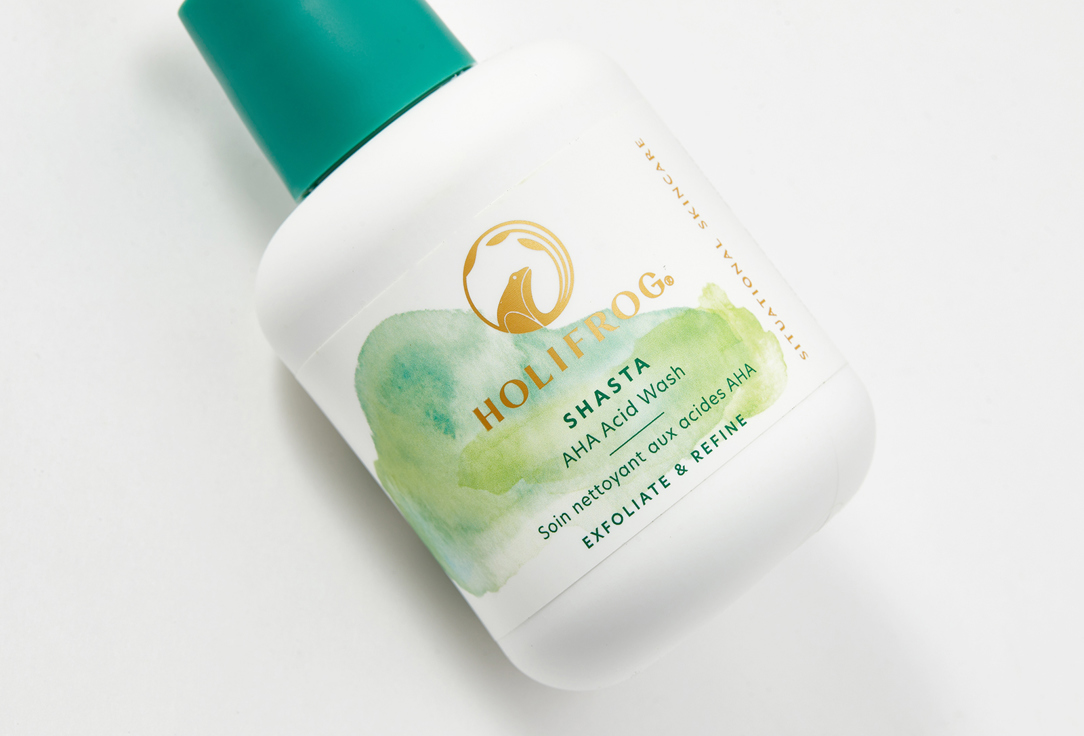 HoliFrog Exfoliating AHA face wash Shasta AHA 150 ml HoliFrog Exfoliating AHA face wash Shasta AHA