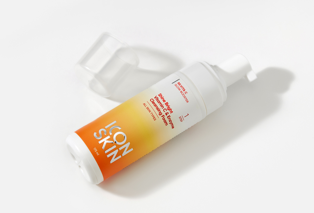 ICON SKIN Face cleansing foam Shine Bright vitamin c & enzyme 175 ml ICON SKIN Face cleansing foam Shine Bright vitamin c & enzyme