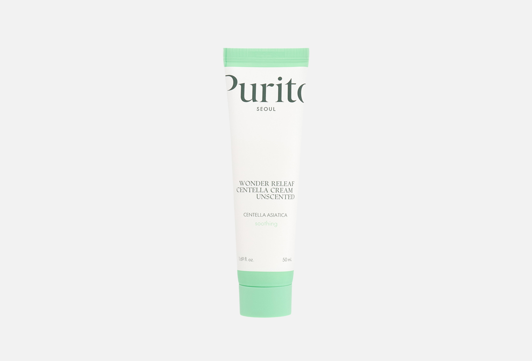 Purito Unscented soothing face cream Wonder Releaf Centella