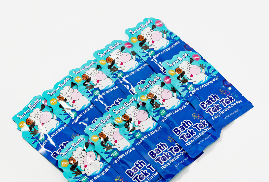 Snow Buddy Bath salt Tok Tok Blue