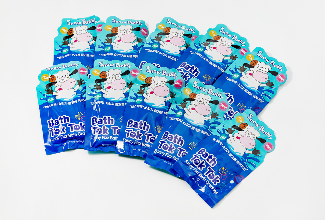 Snow Buddy Bath salt Tok Tok Blue