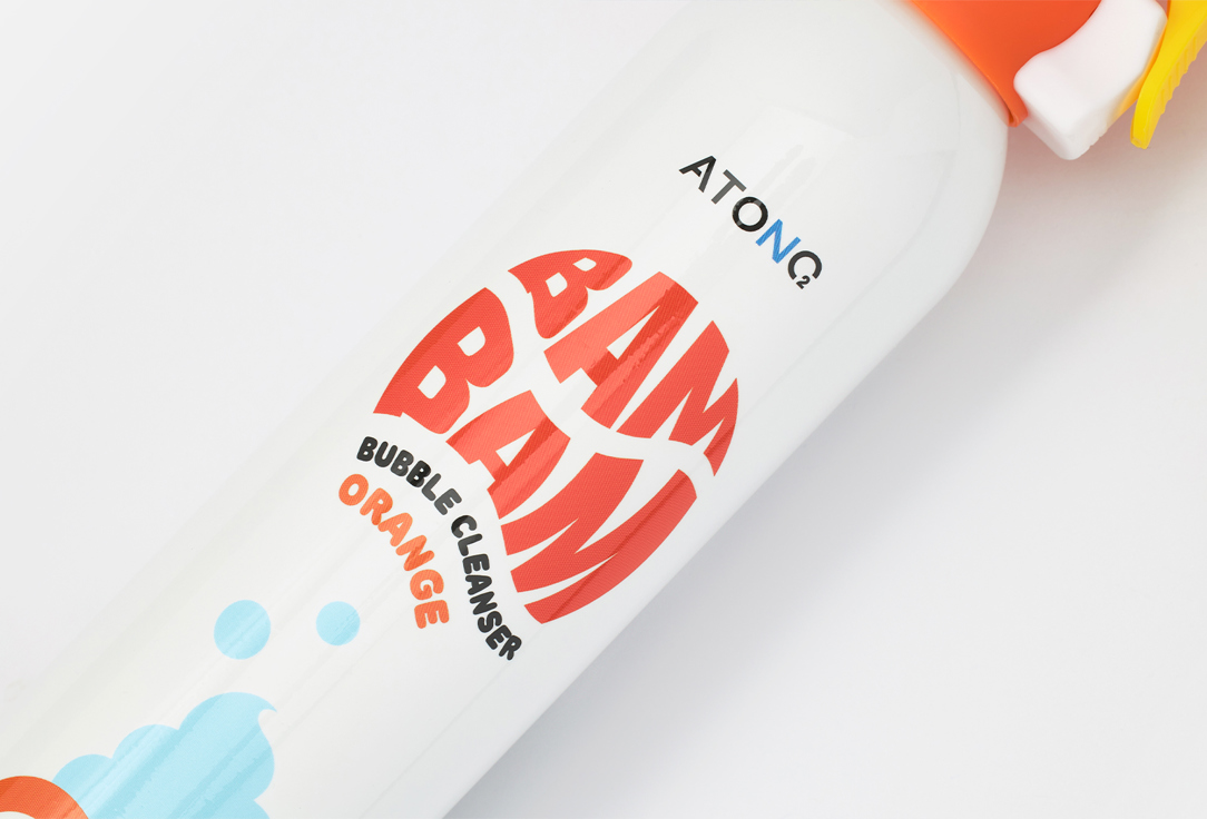 ATONO2 Baby face and body wash Bam bam bubble orange 300 ml ATONO2 Baby face and body wash Bam bam bubble orange