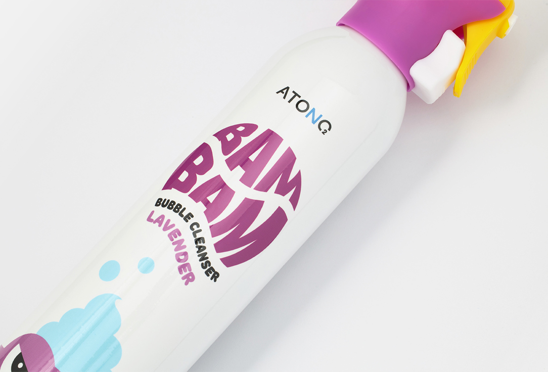 ATONO2 Baby face and body wash Bam bam bubble lavender 300 ml ATONO2 Baby face and body wash Bam bam bubble lavender