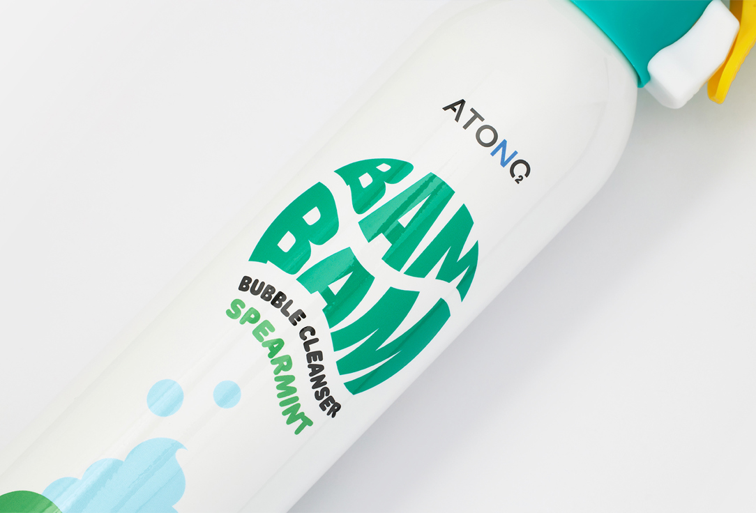 ATONO2 Baby face and body wash Bam bam bubble spearmint 300 ml ATONO2 Baby face and body wash Bam bam bubble spearmint