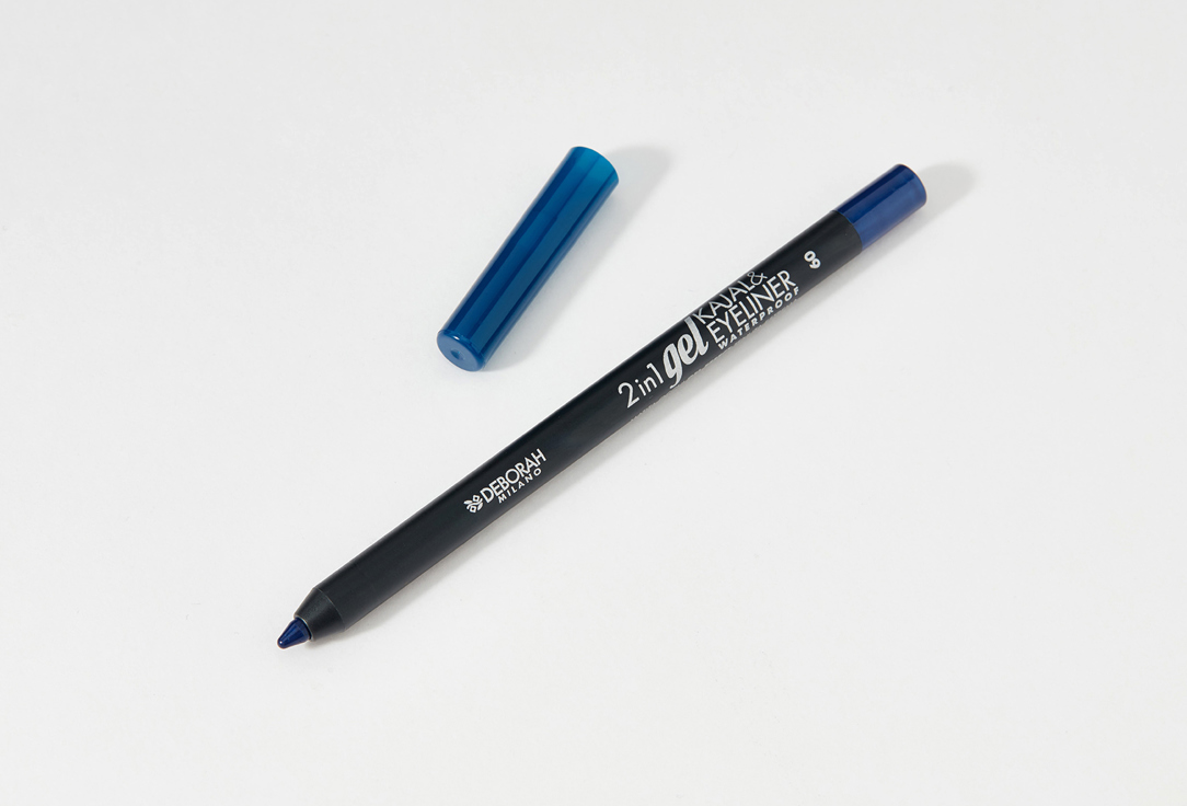 DEBORAH MILANO 2 in 1 gel eye pencil Kajal & eyeliner 09, Deep blue 1.4 g DEBORAH MILANO 2 in 1 gel eye pencil Kajal & eyeliner