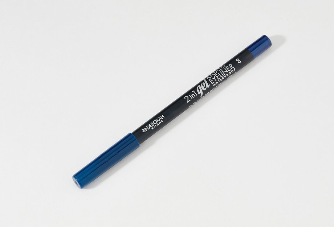 DEBORAH MILANO 2 in 1 gel eye pencil Kajal & eyeliner 09, Deep blue 1.4 g DEBORAH MILANO 2 in 1 gel eye pencil Kajal & eyeliner