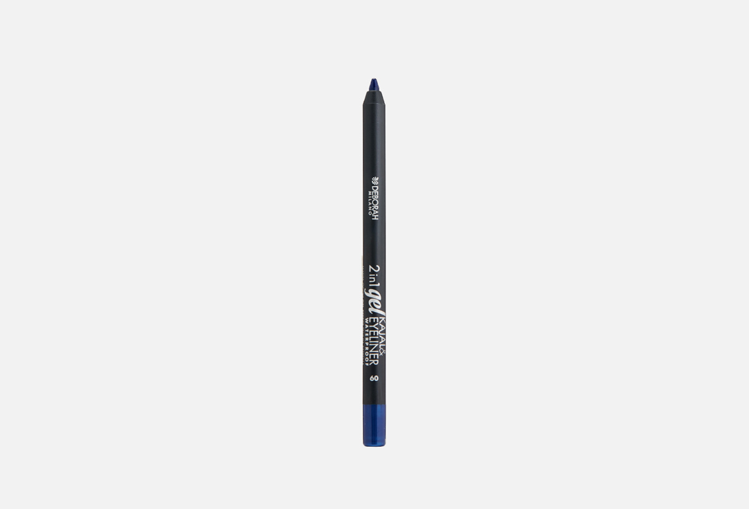 DEBORAH MILANO 2 in 1 gel eye pencil Kajal & eyeliner 09, Deep blue 1.4 g DEBORAH MILANO 2 in 1 gel eye pencil Kajal & eyeliner