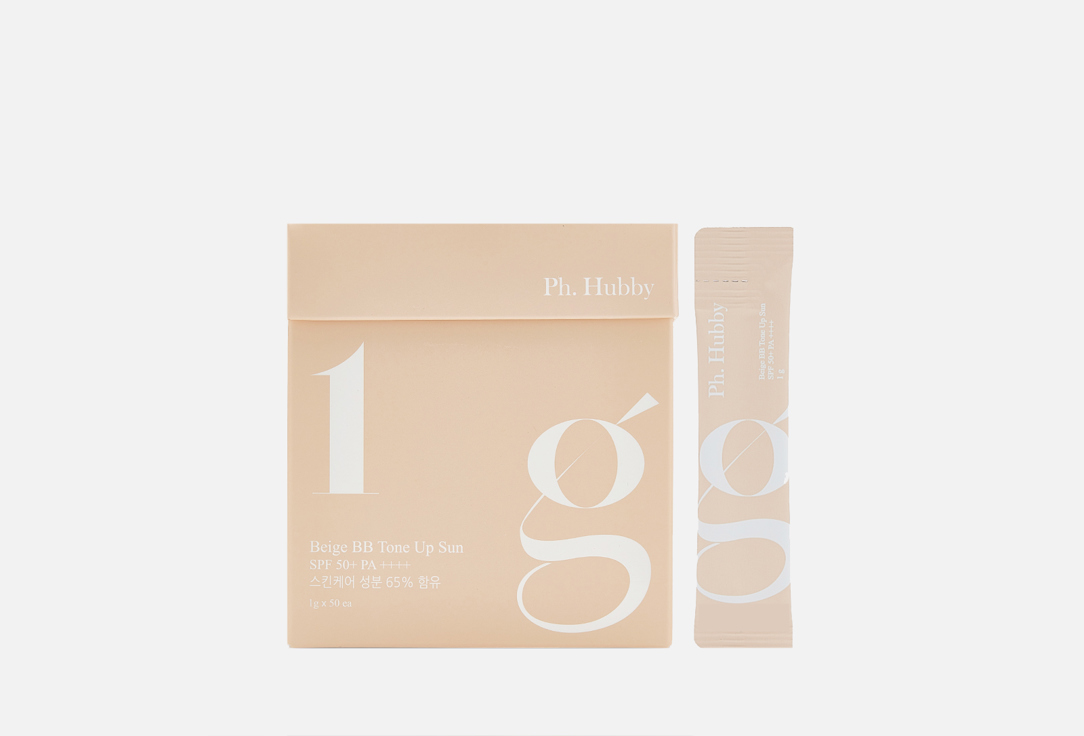 Ph.Hubby BB Cream SPF50+ PA++++ Tone Up Sun Beige 50 pcs Ph.Hubby BB Cream SPF50+ PA++++ Tone Up Sun
