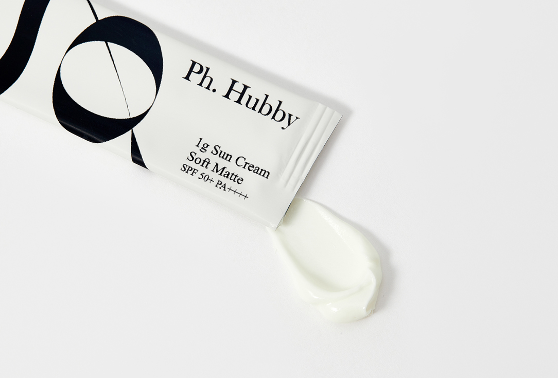 Ph.Hubby Матирующий солнцезащитный крем для лица SPF 50+ PA++++ 1g Sun Cream Soft Matte 1 г Ph.Hubby Матирующий солнцезащитный крем для лица SPF 50+ PA++++ 1g Sun Cream Soft Matte