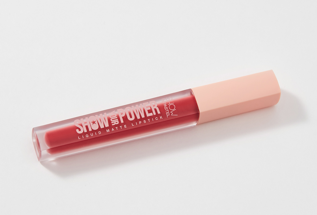Pastel Cosmetics Matte Liquid Lipstick Show Your Power 605 4.1 g Pastel Cosmetics Matte Liquid Lipstick Show Your Power