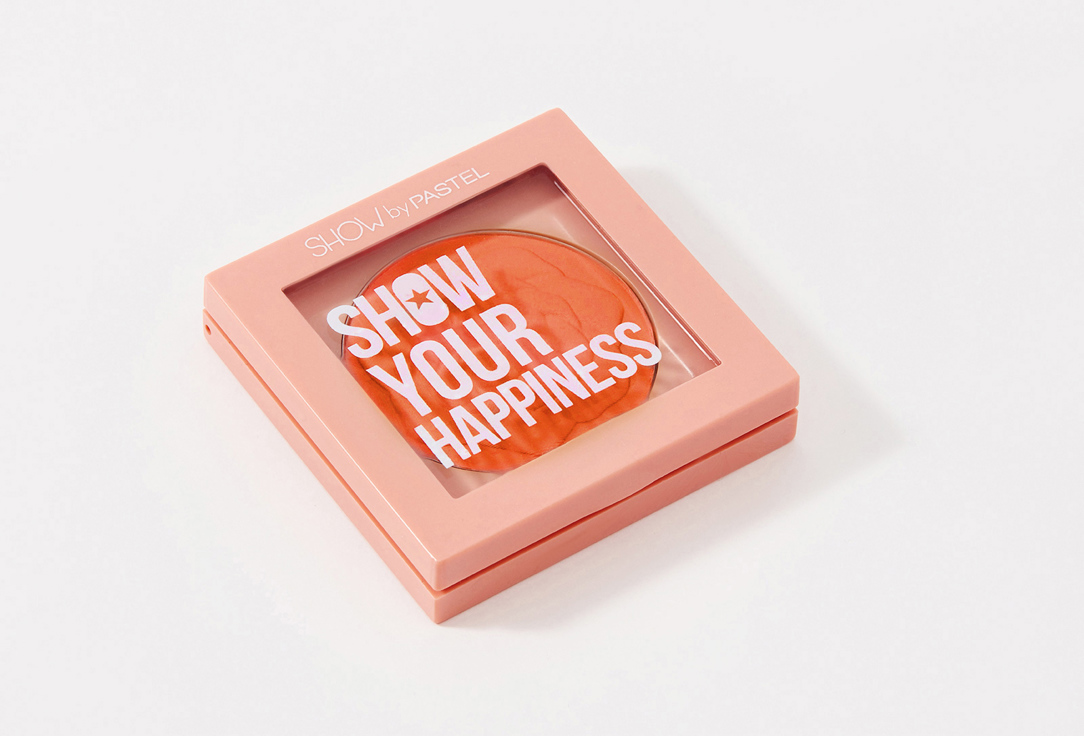Pastel Cosmetics Satin Powder Blush Show Your Happiness 206, Brave 4.2 g Pastel Cosmetics Satin Powder Blush Show Your Happiness
