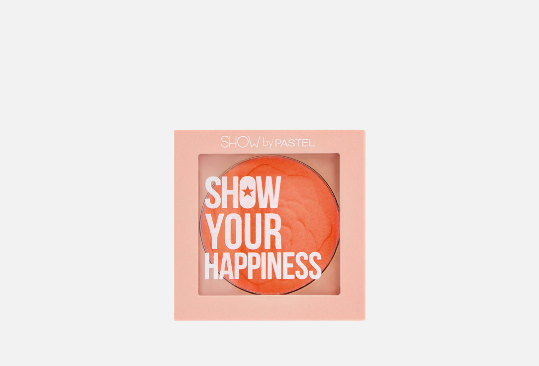 Pastel Cosmetics Satin Powder Blush Show Your Happiness 206, Brave 4.2 g Pastel Cosmetics Satin Powder Blush Show Your Happiness