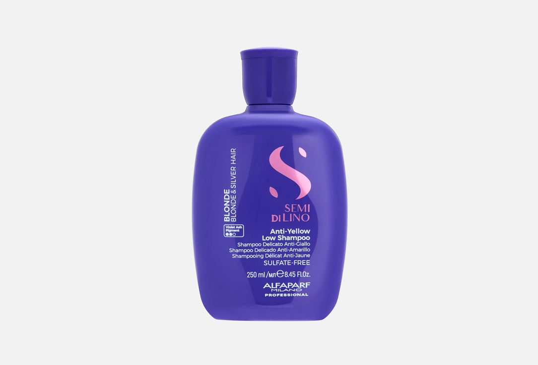 Alfaparf Milano Professional Anti-Yellow shampoo Semi Dilino Blonde 250 ml Alfaparf Milano Professional Anti-Yellow shampoo Semi Dilino Blonde