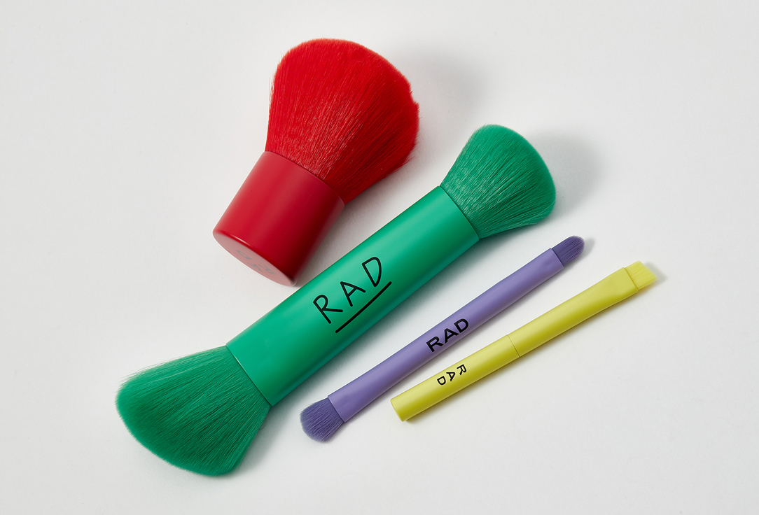 RAD SET OF MAKEUP BRUSHES solid crush brush