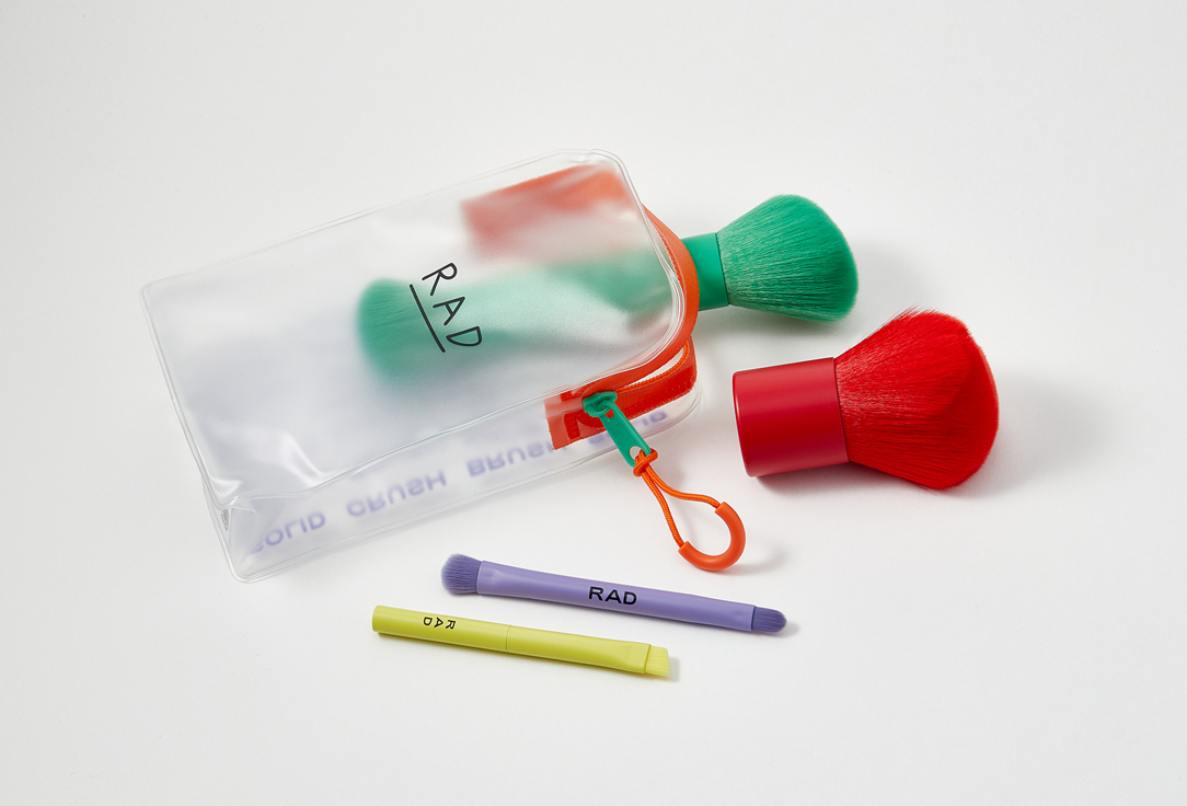RAD SET OF MAKEUP BRUSHES solid crush brush
