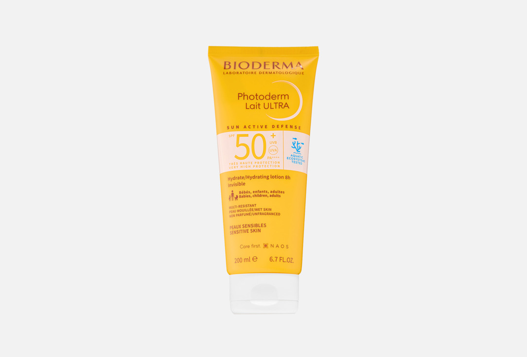 Bioderma Солнцезащитное молочко SPF50+ Photoderm Lait Ultra