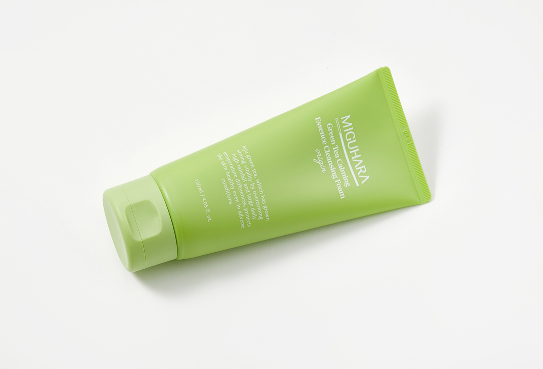 MIGUHARA Успокаивающая пенка для умывания Green Tea Calming Essence Cleansing Foam origin