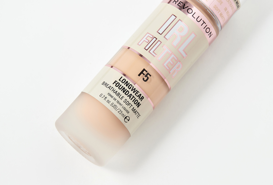 MakeUp Revolution Long-lasting Matte Liquid Foundation Irl Filter
