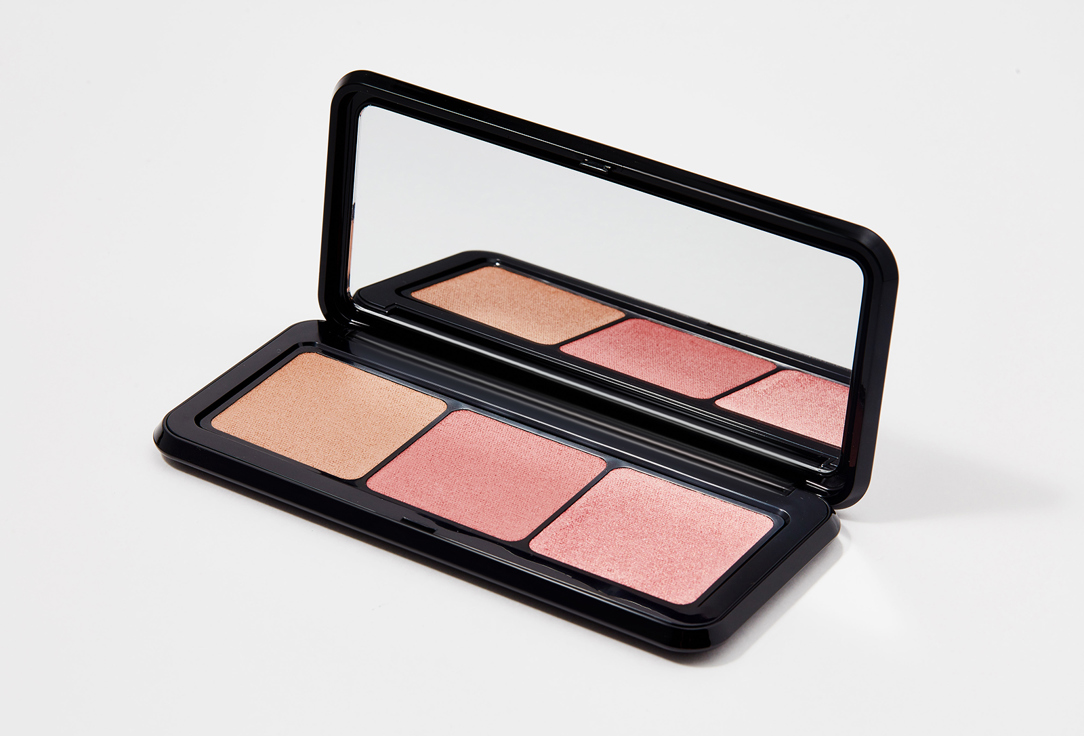 KIKO Milano Velvety Blush & Bronzer Palette Multi Finish Trio
