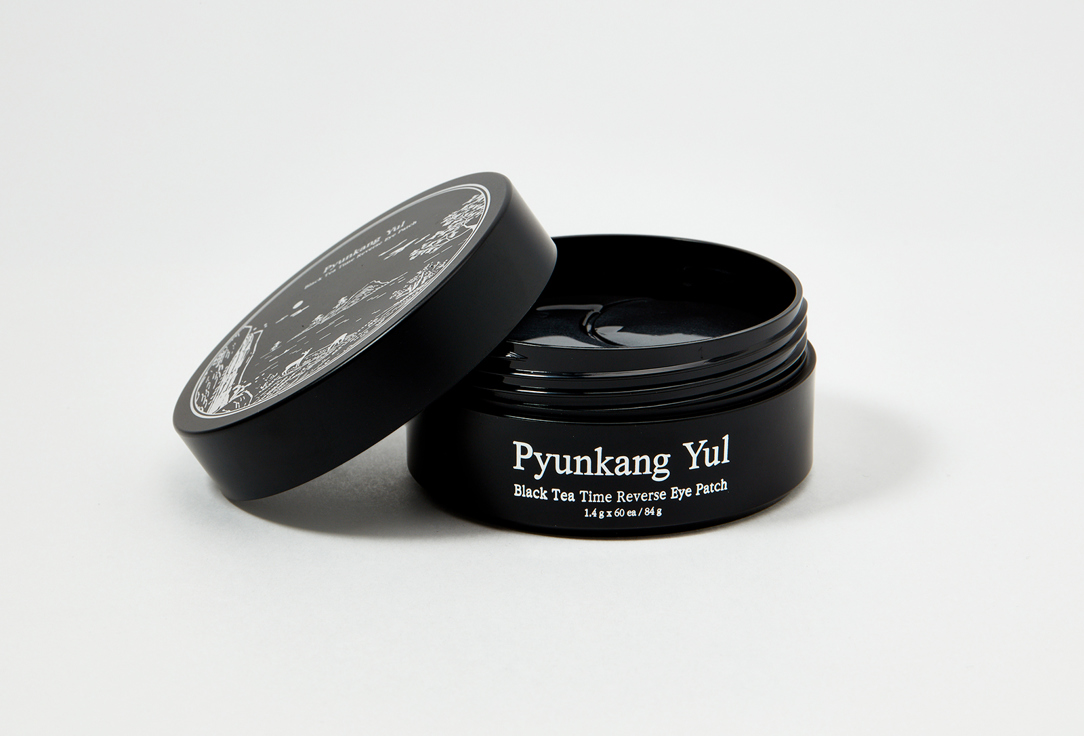Pyunkang Yul Омолаживающие гидрогелевые патчи Black Tea Time Reverse Eye Patch