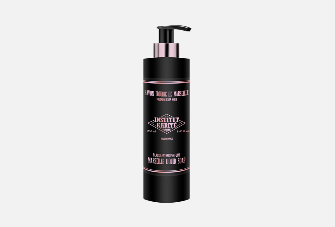 INSTITUT KARITE PARIS Gentle Cleansing Soap Marseille Liquid Soap Black Leather Perfume 250 ml INSTITUT KARITE PARIS Gentle Cleansing Soap Marseille Liquid Soap Black Leather Perfume