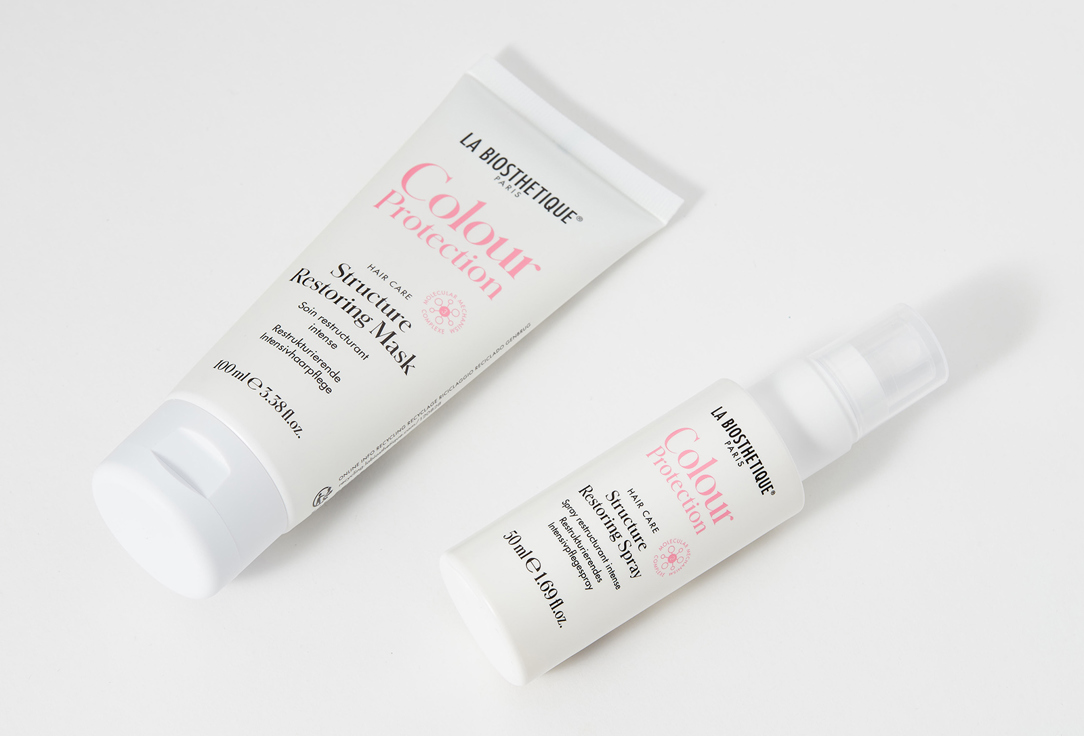 لا بيستيتك علاج سبراي وماسك لاستعادة بنية الشعر كولور بروتكشن