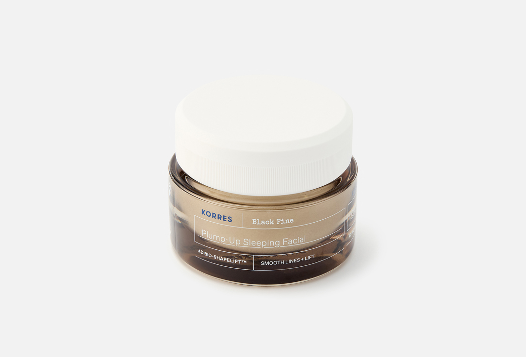 Korres Night skin Plump-up Face Cream BLACK PINE 4D BioShapeLift