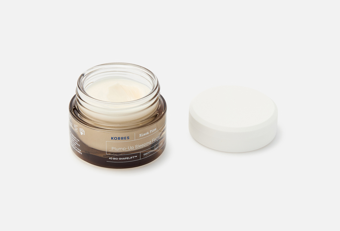Korres Night skin Plump-up Face Cream BLACK PINE 4D BioShapeLift