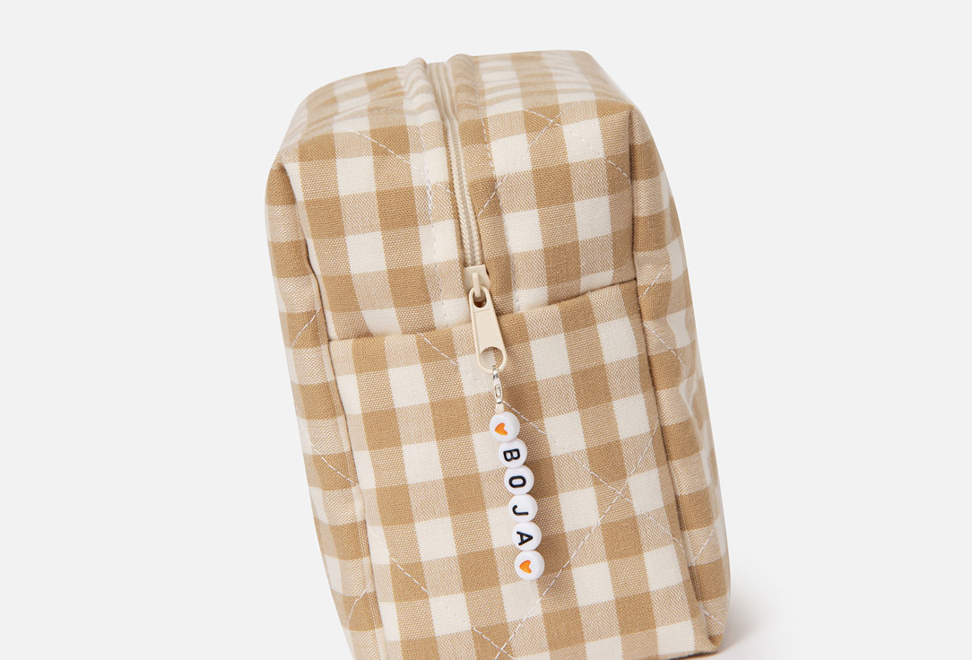 boja Cosmetic Bag Almond Cappuccino Medium