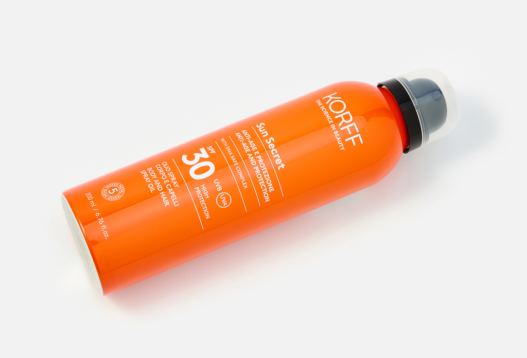 KORFF Body spray oil SPF 30 Sun Secret