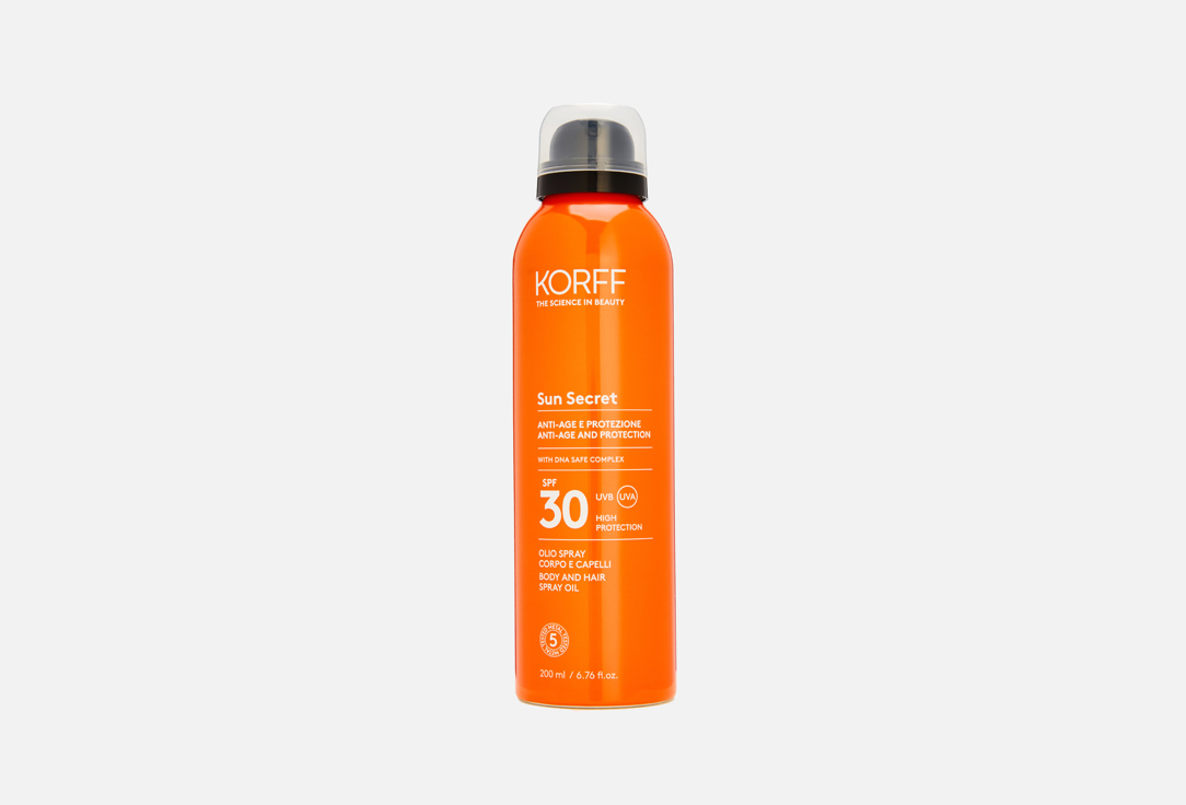 KORFF Body spray oil SPF 30 Sun Secret