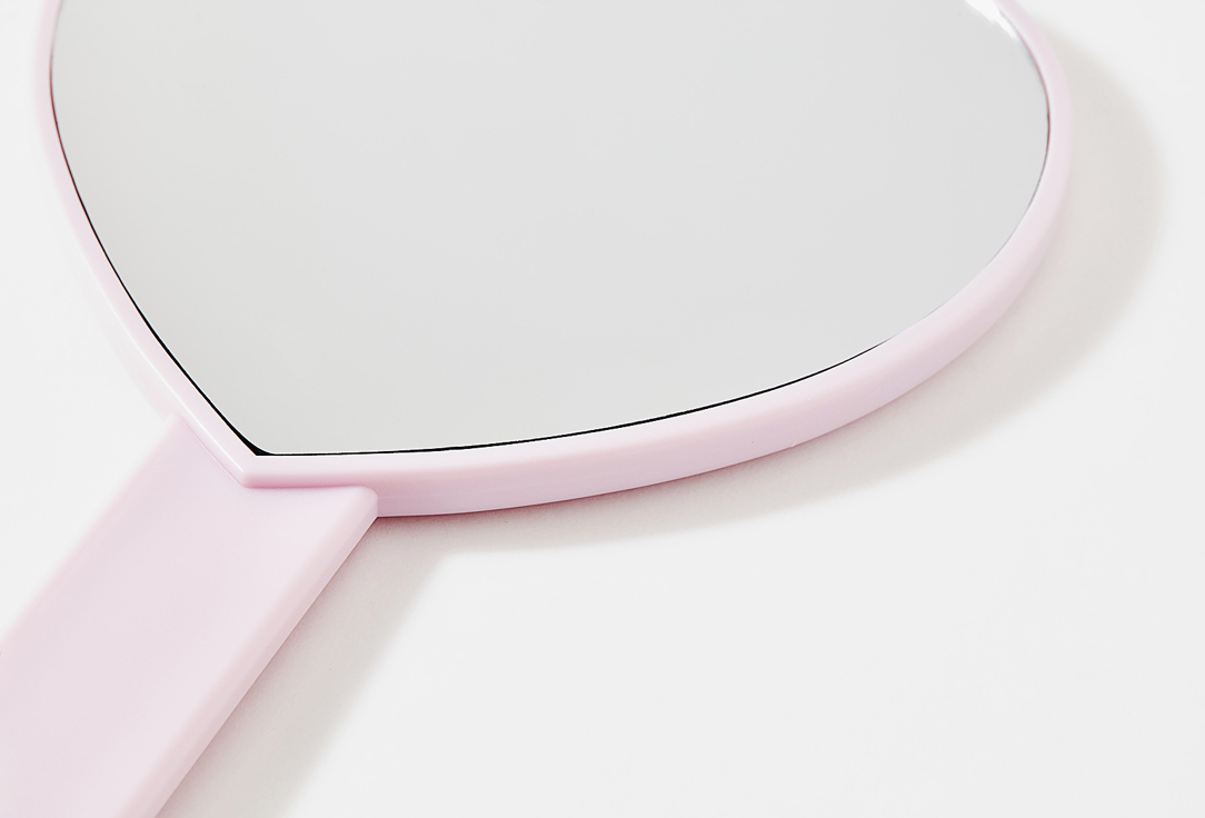 For me by gold apple Hand mirror Pink heart 1 pcs For me by gold apple Hand mirror Pink heart