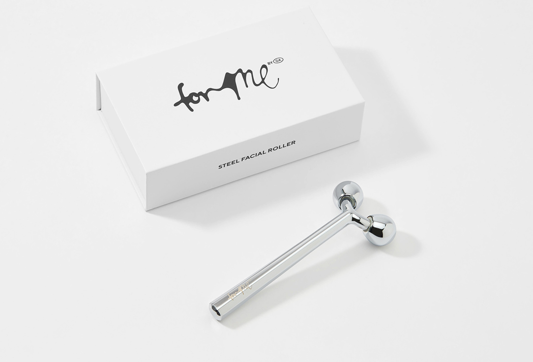 For me by gold apple Steel face roller Steel facial roller