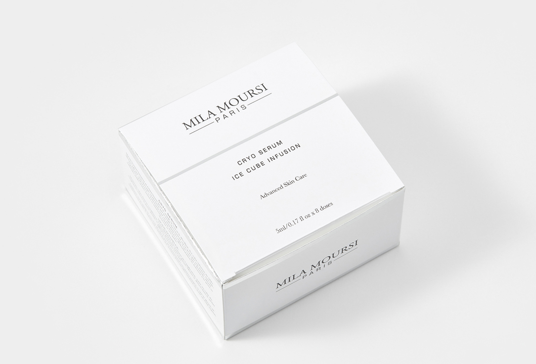 MILA MOURSI Instant action face serum with vitamins and amino acids Ice cube infusion