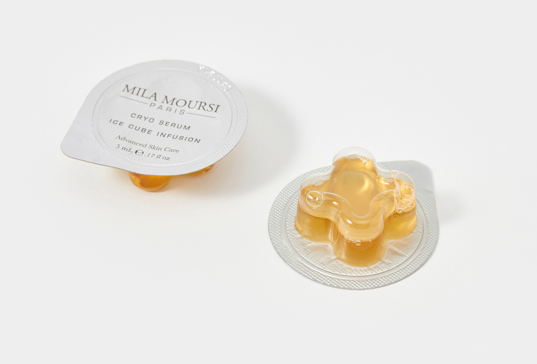 MILA MOURSI Instant action face serum with vitamins and amino acids Ice cube infusion