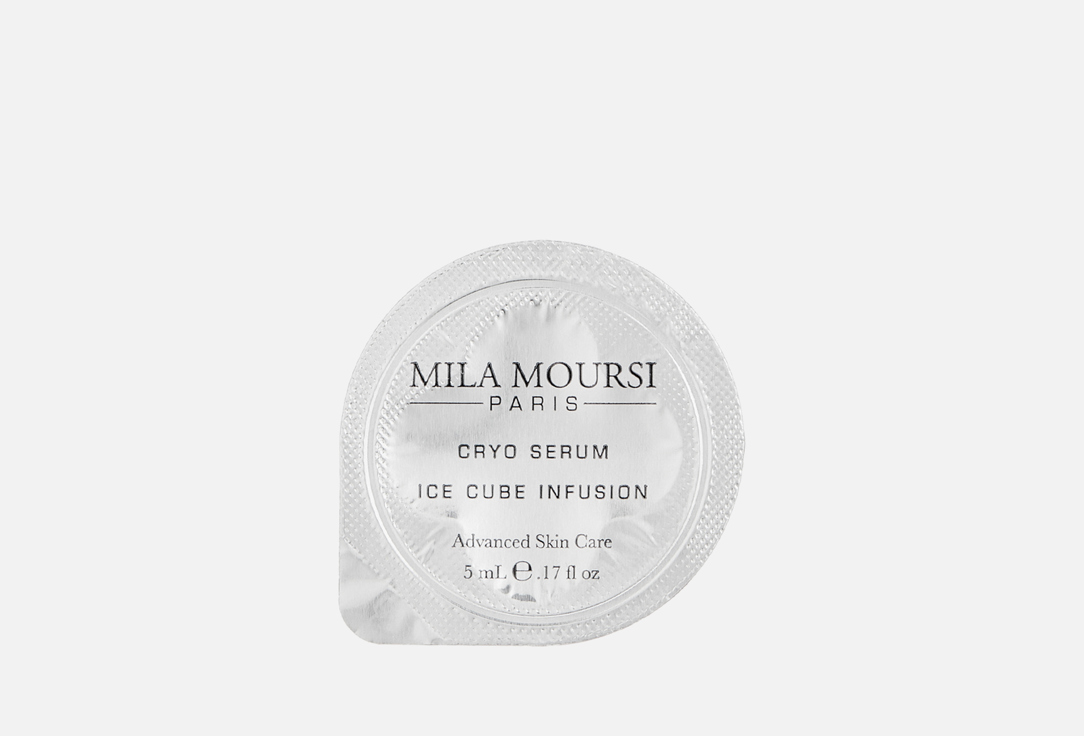 MILA MOURSI Instant action face serum with vitamins and amino acids Ice cube infusion