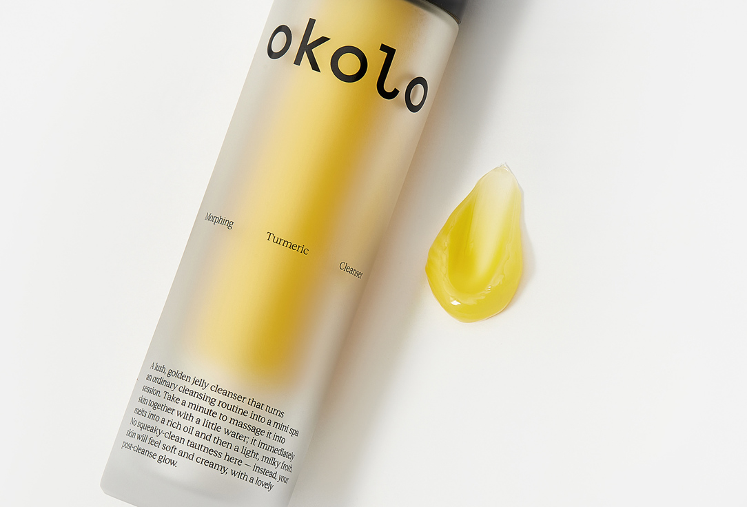 OKOLO Skin-softening cleanser with a melty twist Morphing Turmeric Cleanser