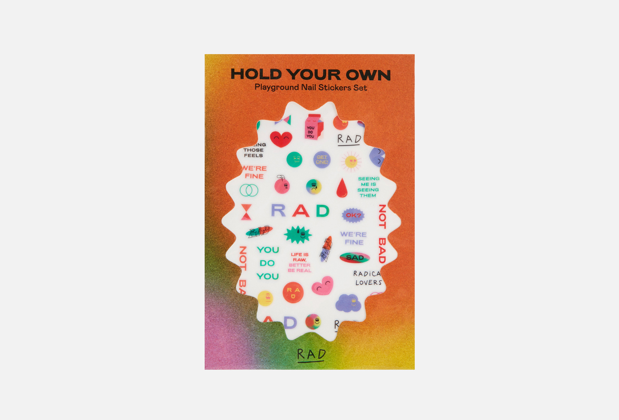 playground nail stickers set  1 