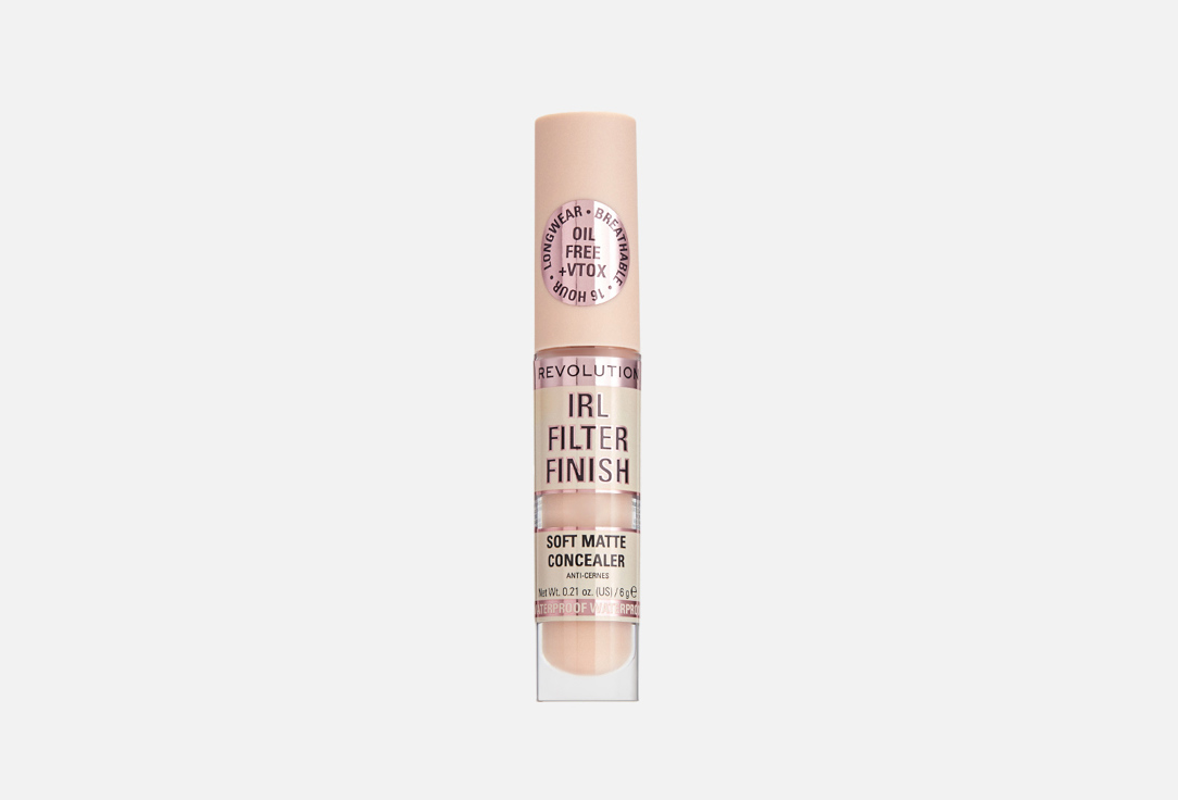 MakeUp Revolution Long-lasting Liquid Concealer Irl Filter Finish C5 6 g MakeUp Revolution Long-lasting Liquid Concealer Irl Filter Finish